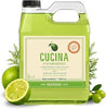 Cucina Fruits & Passion Hand Soap Refill, Lime Zest & Cypress, 1 L (33.8 fl oz), Liquid Hand Soap with Moisturizing Olive Oil, Biodegradable, Vegan Formula, Kitchen & Bathroom
