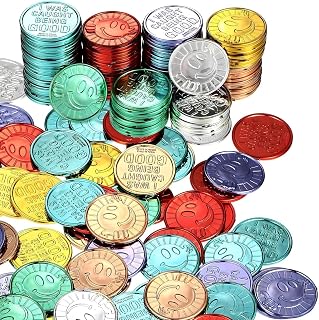 Fun Express Caught Being Good Coins, Reward Jar Classroom Tokens, 144 Pack