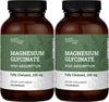 Earth Harmony Chelated Magnesium Glycinate 500mg - 120 Capsules (2-Pack, 1000mg Total)