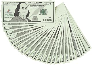 Play Money - 200Pcs $100 Bills Pretend Money for Kids, Kids Banking Toy