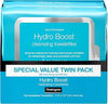 Neutrogena Hydroboost Facial Cleansing & Makeup Remover Wipes With Hyaluronic Acid, Twin Pack - Pers