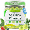 Organic Spirulina Chlorella Gummies + Super Greens, High in Vegan Protein