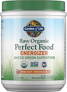 Garden of Life Raw Organic Perfect Food Energizer Powder, 30 Servings