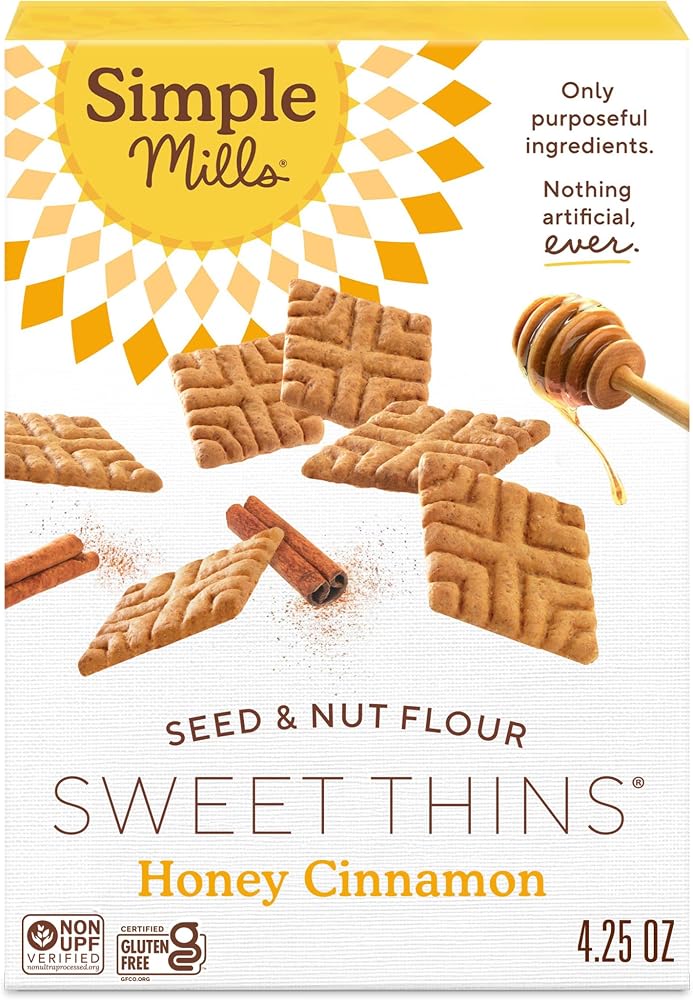 Simple Mills Sweet Thins Honey Cinnamon Cookies, 1pk, 4.25oz - Personal Care