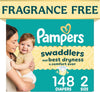 Pampers Swaddlers Diapers Size 2 (10-22 lbs) Fragrance Free Hypoallergenic Absorbent Pediatrician Recommended Skin Safe - Perfume - Beauty