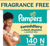 Pampers Swaddlers Newborn Diapers, Size Newborn (10 lbs), Fragrance Free, Hypoallergenic, Absorbent - Perfume - Beauty