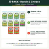 Big Top Deal USA Variety 10 Pack Ranch & Cheese, Zesty Ranch, White Cheddar, Garlic Butter - Image 4