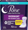 Poise Overnight Incontinence Pads for Women, 8 Drop, 72 ct - Personal Care - Image 2
