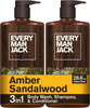 Every Man Jack Mens 3-in-1 All Over Wash for All Skin and Hair Types - Body Wash, Shampoo  - Image 1