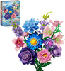 Impressionist Water Lily Flowers Bouquet Building Set for Adults Her