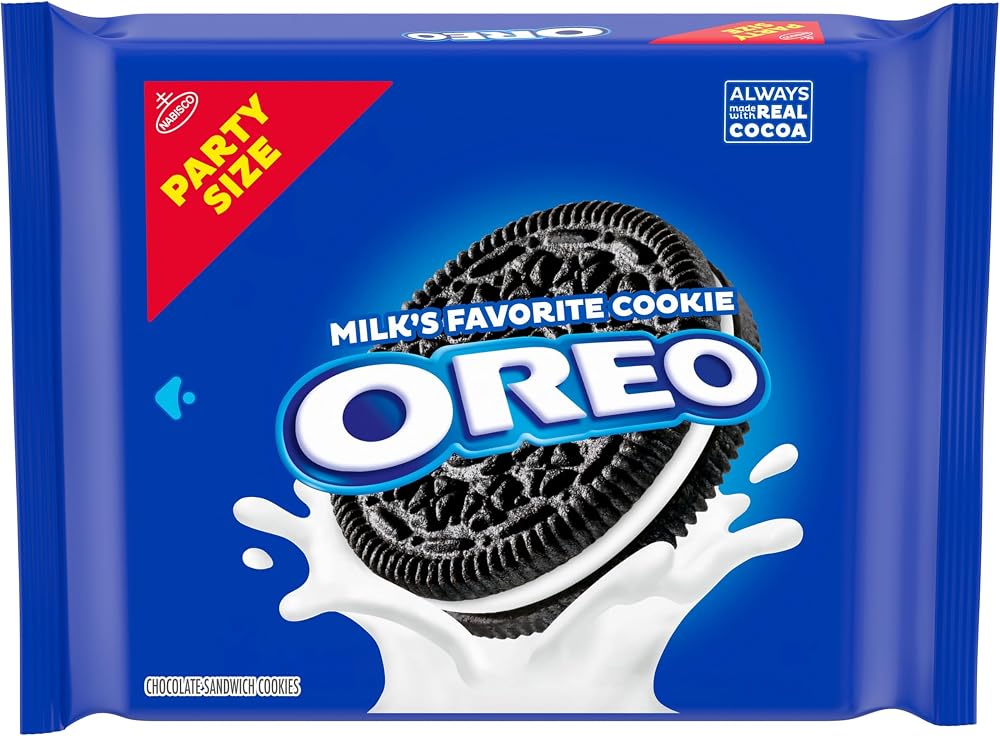 Oreo Chocolate Sandwich Cookies, Party Size, 24.16 oz - Personal Care