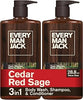Every Man Jack 3-in-1 All Over Body Wash for Men, Cedar Red Sage - Personal Care