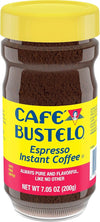 Café Bustelo, Espresso Style, Dark Roast Instant Coffee, 7.05 oz Jar