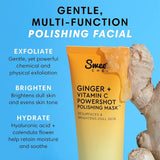 Sweet Chef Ginger + Vitamin C Powershot Polishing Mask - Brightening Face Mask for Dark Sp - Image 2