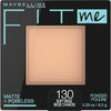 Maybelline Fit Me Matte + Poreless Pressed Face Powder Makeup & Setting Powder, Buff Beige, 1 Count