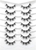 Pooplunch False Eyelash Natural Manga Makeup Round-Eye Wispy Short Anime Lashes Full Strip - Image 1