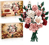 Rose Flower Advent Calendar 2026, 24-Day Christmas Countdown Building Set
