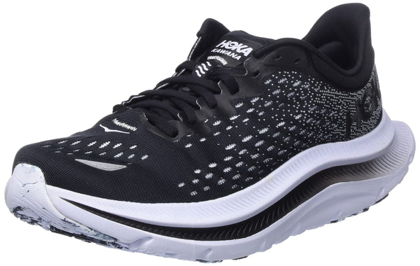 HOKA ONE ONE Womens Kawana Mesh Black White Trainers 7.5 US