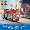 LEGO City Red Double-Decker Sightseeing Bus Toy Vehicle Set, Birthday Gift for 7 Year Olds - Image 2