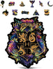 CRAFTHUB Harry Potter Puzzle – Hogwarts Crest – Fine Oddities – A3 Size – Wooden Jigsaw Puzzles for Adults – 201 Unique Shaped Pieces – Officially Licensed Merchandise – 10.8" x 13"