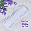 Always Panty Liners for Women Anti-Bunch Xtra Protection Daily Liners, Long, Unscented, 10 - Image 5