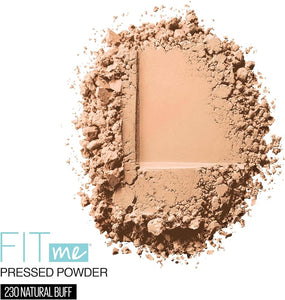 Maybelline Fit Me Matte + Poreless Pressed Face Powder Makeup & Setting Powder, Natural Buff, 1 Count