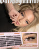 Short Wispy Lash Clusters 10-12-14mm Natural Eyelashes Clusters - Image 2