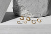 Charming Charlie 3 Pairs of Gold-Plated Assorted C-Hoop Earrings - Unleash Your Inner Eleg - Image 2
