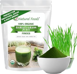 Z Natural Foods Organic Barley Grass Juice Powder - Green Superfood, 1 lb