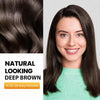 Deep Brown Hair Dye Shampoo 3 in 1 for Gray Hair, Women & Men - Image 3