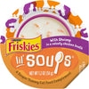 Purina Friskies Lil Soups Cat Food Topper, Shrimp, 8 Count, 1.2 oz Cups - Image 1
