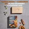 Dove MEN Cleansing Bar Soap Sandalwood + Cardamom Oil 4 Bars 5 oz - Personal Care - Image 2