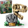 LEGO Jurassic World Dinosaur Fossils: T Rex Skull Building Toy - Dinosaur Toy for Boys & Girls, Ages 9+ Years - Gift for Christmas - Display for Bedroom - 76964