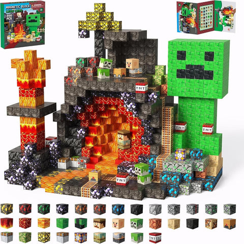 Magnetic Building Blocks STEM Toy Magnet Cubes for Kids 4-12