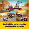 LEGO Creator 3 in 1 Flatbed Truck with Helicopter Toy, Transforms from Flatbed Truck Toy t - Image 4