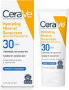 Cerave Hydrating Mineral Sunscreen SPF 30 with Hyaluronic Acid, 2.5oz - Personal Care