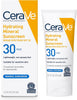 Cerave Hydrating Mineral Sunscreen SPF 30 with Hyaluronic Acid, 2.5oz - Personal Care - Image 1