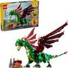 LEGO Creator 3 in 1 Medieval Dragon Toy - Building Toy with 3 Build Options, Dragon, Sea Serpent, or Phoenix - Fantasy Set for Kids, Boys and Girls, Ages 9+ - Gift Idea for Birthdays - 31161