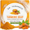 Turmeric Soap Bar for Face & Body | Vegan Skin Cleanser for Smooth, Moisturized & Radiant- - Image 2