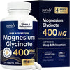Magnesium Glycinate 400mg, 4+ Month Supply, Sleep, Relax & Muscle Support