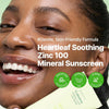 Goodal Heartleaf Soothing Zinc 100 Mineral Sunscreen SPF 50, Zinc Oxide Korean Face Sunscr - Image 2