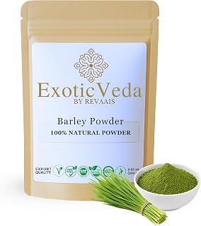 Barley Grass Powder 100g | 100% Natural | GMP Certified | Fine Powder | Vegan | Non-GMO | No Added Preservatives | Rich in Chlorophyll & Fiber | Green Superfood for Smoothies, Juices & Daily Nutrition