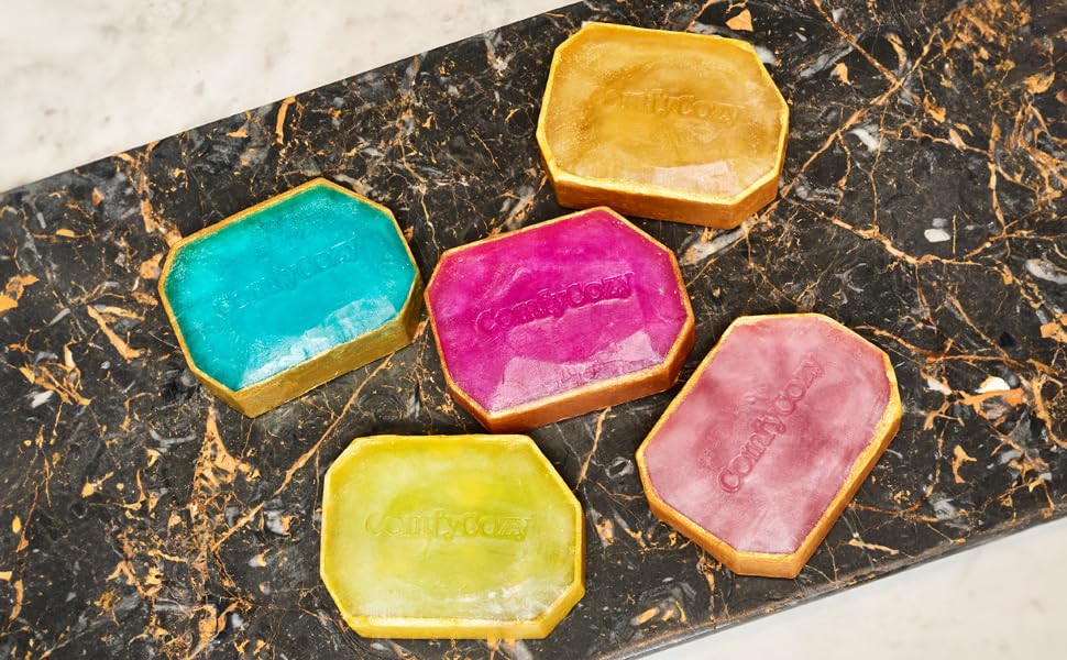 24K Gold Dollar Coin Shaped Soap Bar pH-Balanced Cleanser Soap - Personal Care