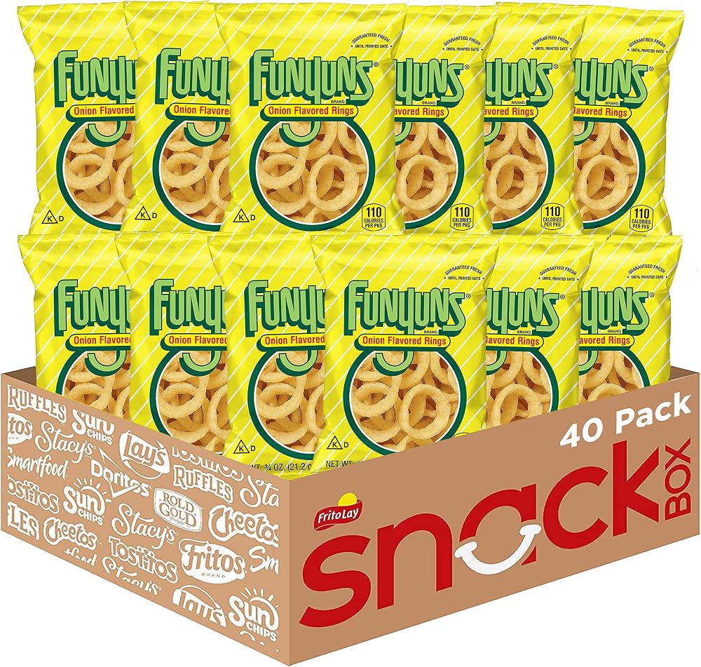 Funyuns Onion Flavored Rings, Original, 0.75 Ounce (Pack of 40)