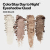 Revlon ColorStay Day to Night Eyeshadow Quad, 555 Moonlit, 0.16 oz - Image 3