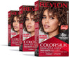 Revlon Colorsilk Beautiful Color Permanent Hair Color, (OLD VERSION) 43 Medium Golden Brown (Pack of 3)