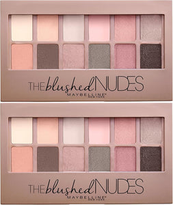 Maybelline New York The Blushed Nudes Eyeshadow Makeup Palette, 2 Count
