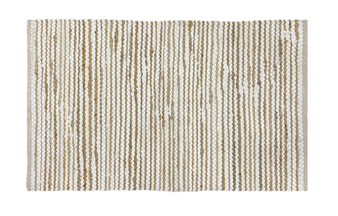 Ramanta Home Jute Cotton Rug 24x36 Inches Natural White - Personal Care