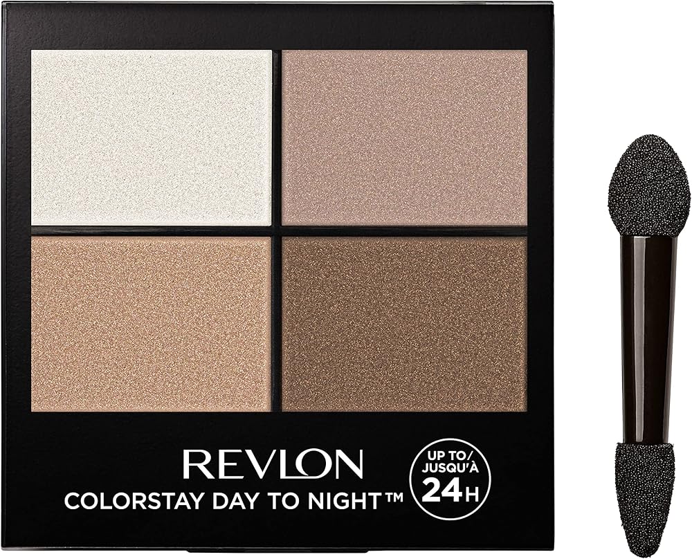 Revlon ColorStay Day to Night Eyeshadow Quad, 555 Moonlit, 0.16 oz