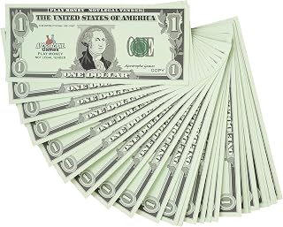 Play Money - 200Pcs $1 Bills Pretend Money for Kids, Banking Toy